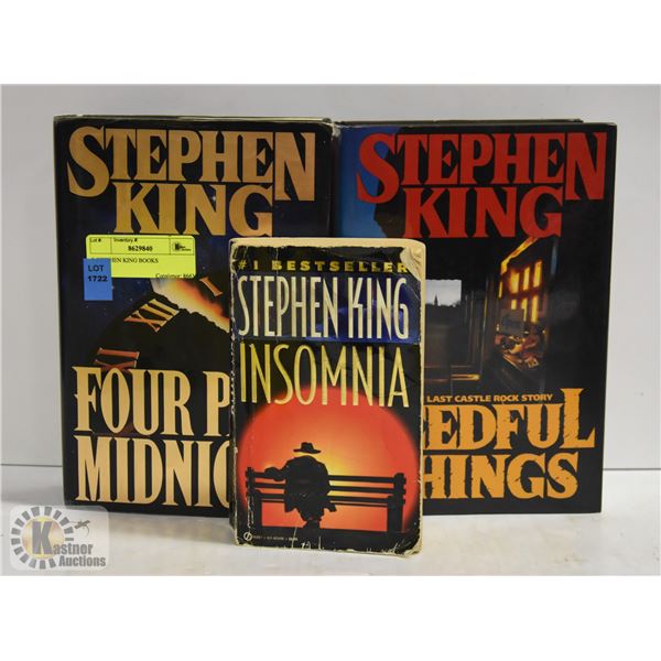 3 STEPHEN KING BOOKS