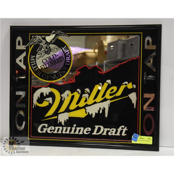 MILLER GENUINE DRAFT MIRROR