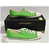 Image 1 : NEW GREEN COLLECTIBLE CONVERSE SNEAKERS. SIZE 10.