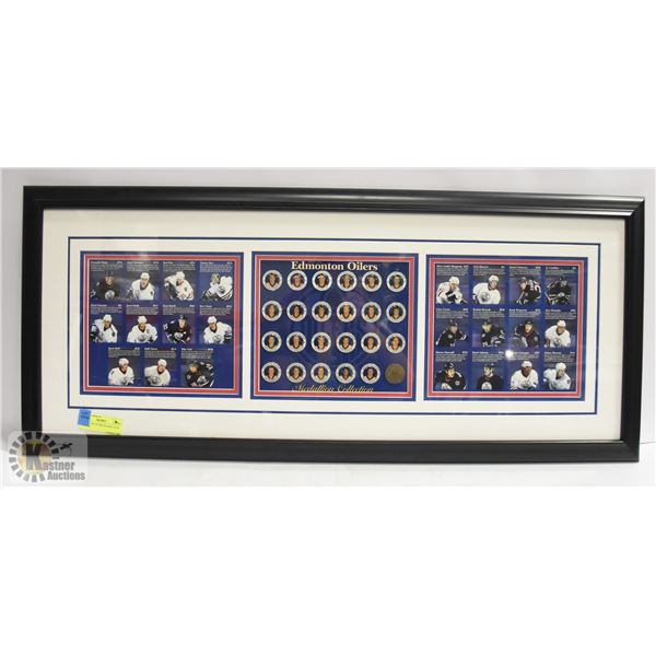 EDMONTON OILERS FRAMED 25YR PLAYER