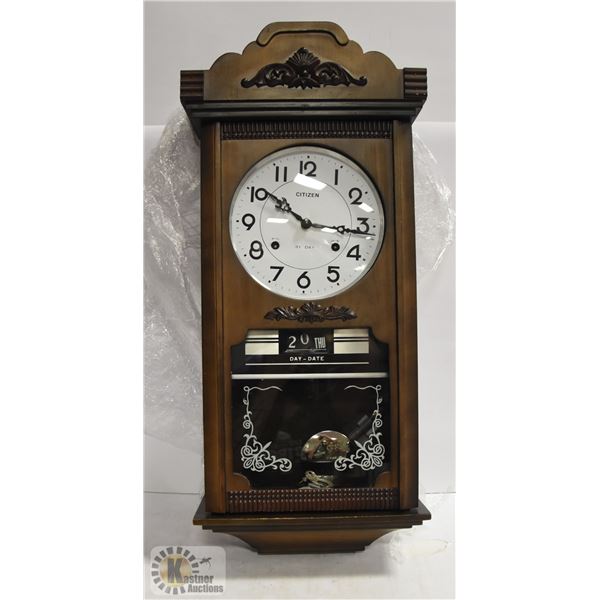 CITIZEN WOODEN WALL CLOCK
