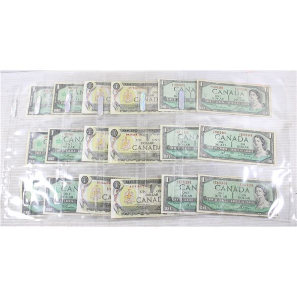 BINDER COLLECTION $1 BILLS