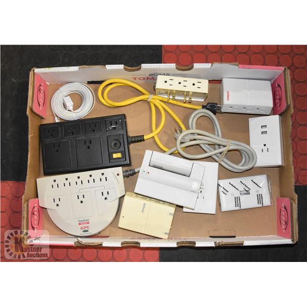 FLAT OF VARIOUS TYLES OF POWER BARS, SURGE