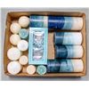 Image 1 : BOX WITH NEW SCENTED CANDLES AND A CRYSTAL/