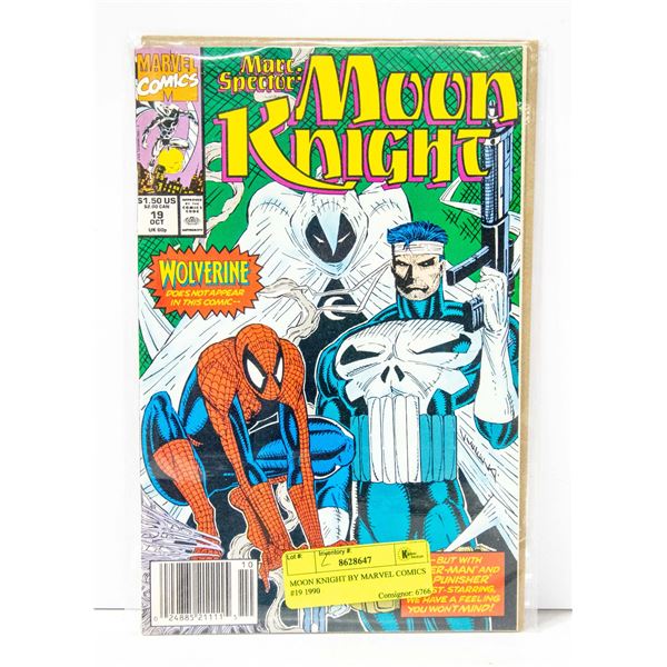 MOON KNIGHT BY MARVEL COMICS #19 1990