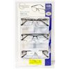 Image 1 : FOSTER GRANT READING GLASSES 3 PACK +2.50