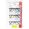 Image 1 : FOSTER GRANT READING GLASSES 3 PACK +3.00
