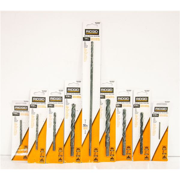 SEALED (6)"RIDGED" BLACK OXIDE