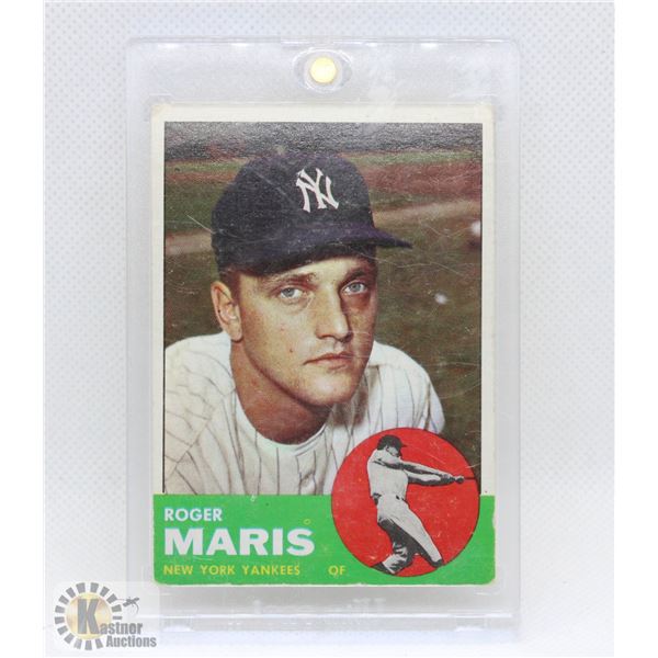 1963 ROGER MARRIS BASEBALL CARD