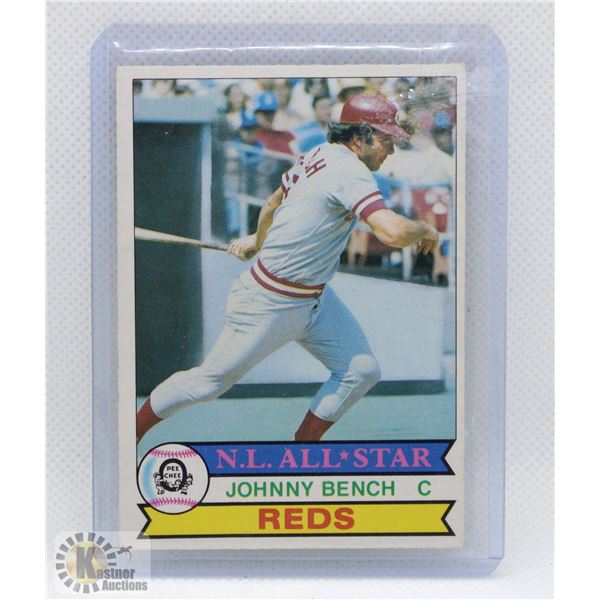 1979 OPC JOHNNY BENCH BASEBALL CARD