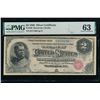 1886 $2 Silver Certificate PMG 63