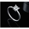 Princess Cut 1.00ct VVS1 White G-H Fire Moissanite Ring