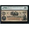 1862-63 $100 T-41 Confederate PMG 50