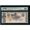 1840's-70's $2 Charleston SC Obsolete PMG 66EPQ