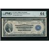 Image 1 : 1918 $1 Cleveland FRBN PMG 64