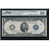 1914 $5 Philadelphia FRN PMG 55EPQ