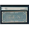 Image 2 : 1864 $10 T-68 Confederate PMG 58