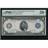Image 1 : 1914 $5 Chicago FRN PMG 50EPQ