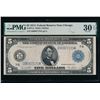1914 $5 Chicago FRN PMG 30EPQ