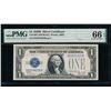 1928B $1 Silver Certificate PMG 66EPQ