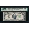 1934A $10 Philadelphia FRN PMG 65EPQ