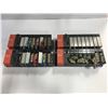 Image 1 : Lot of (4) Mitsubishi Melsec Rack and Modules