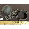Image 1 : ANTIQUE BALL AND CHAIN - 10LBS