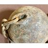 Image 2 : ANTIQUE BALL AND CHAIN - 10LBS