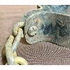 Image 3 : ANTIQUE BALL AND CHAIN - 10LBS