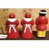 Image 2 : LOT OF 3 - MAMMY AND PAPPY CERAMIC SALT AND PEPPER SHAKERS AND MAMMY BELL