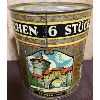 Image 2 : ANTIQUE LEBKUCHEN TOBACCO TIN - MARKED ADOLF HITLER PLATZ 