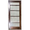 Image 1 : ANTIQUE PARLOR DOOR WITH GLASS PANES - 28.5IN X 65.5IN