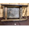 Image 2 : QUEBEC ANTIQUE - SMALL WOODEN SLED - 27IN X 15IN X 5.5IN