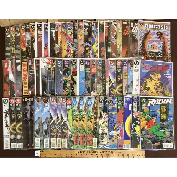 JOB LOT - LARGE QTY OF DC COMIC BOOKS - APPROX 70 TOTAL