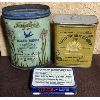 Image 2 : JOB LOT - MISC TINS - INCL CASH BOX W/ KEY 