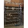 Image 1 : LOT OF 2 - INDUSTRIAL METAL WINE RACKS - 14in X 36in X 55in