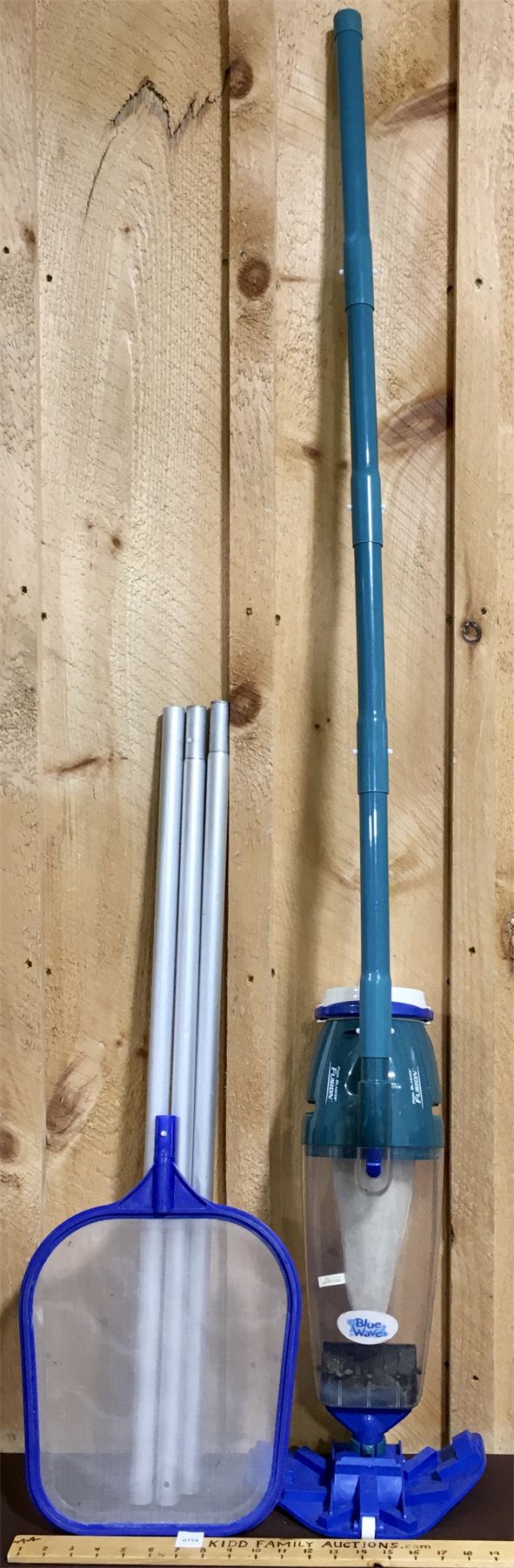 LOT OF 2 - POOL SCRAPER AND BLUEWAVE POOL BLASTER - Kidd Family Auctions