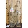 Image 2 : LOT OF 2 - COCA-COLA AND PEPSI-COLA 16OZ GLASS BOTTLES