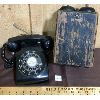 Image 1 : LOT OF 2 - ROTARY TELEPHONE AND RINGER BOX