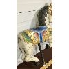 Image 4 : MINIATURE CAROUSEL STYLE WOODEN HORSE - 24in X 21.5in
