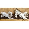 Image 2 : LOT OF 2 - ANTIQUE CHINA DOGS - MARKED ROMANIA & ?