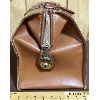 Image 2 : ANTIQUE LEATHER CARRYALL SATCHEL