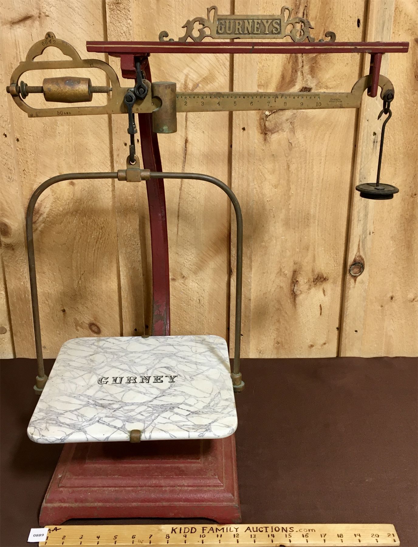 23in Scale ANTIQUE GURNEYS SCALE - 29in X 23in X 18in