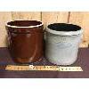 Image 1 : LOT OF 2 - 3 GALLON CROCKS