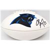 Image 1 : Christian McCaffrey Autographed Carolina Panthers White Logo Football (Beckett)