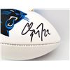 Image 2 : Christian McCaffrey Autographed Carolina Panthers White Logo Football (Beckett)