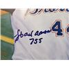 Image 3 : 500 HR Club Autographed 27x29 Poster w/10 Signatures Ted Williams, Hank Aaron & Willie Mays Beckett