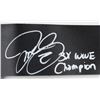 Image 2 : Mick Foley Signed Replica WWE Championship Belt Inscribed "3x WWE Champion" (Playball Ink Hologram)