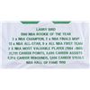 Image 3 : Larry Bird Signed Career Highlight Stat Jersey (Beckett Hologram)