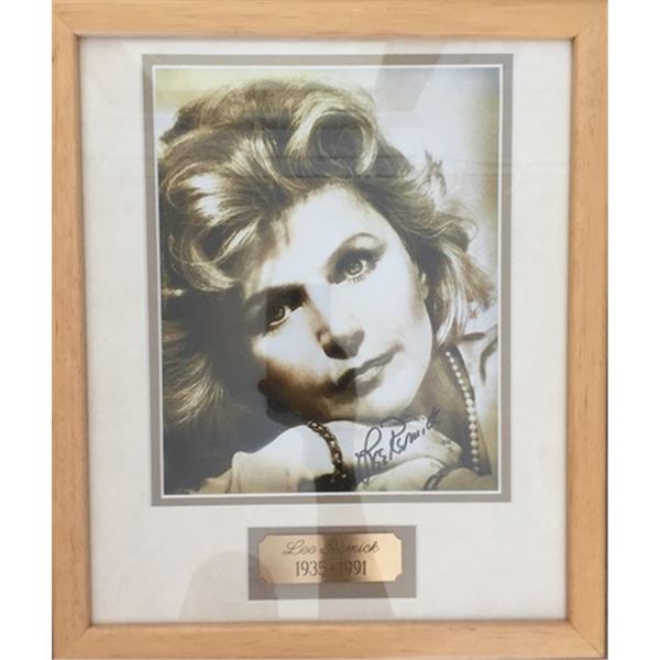 Lee Remick Framed Autograph